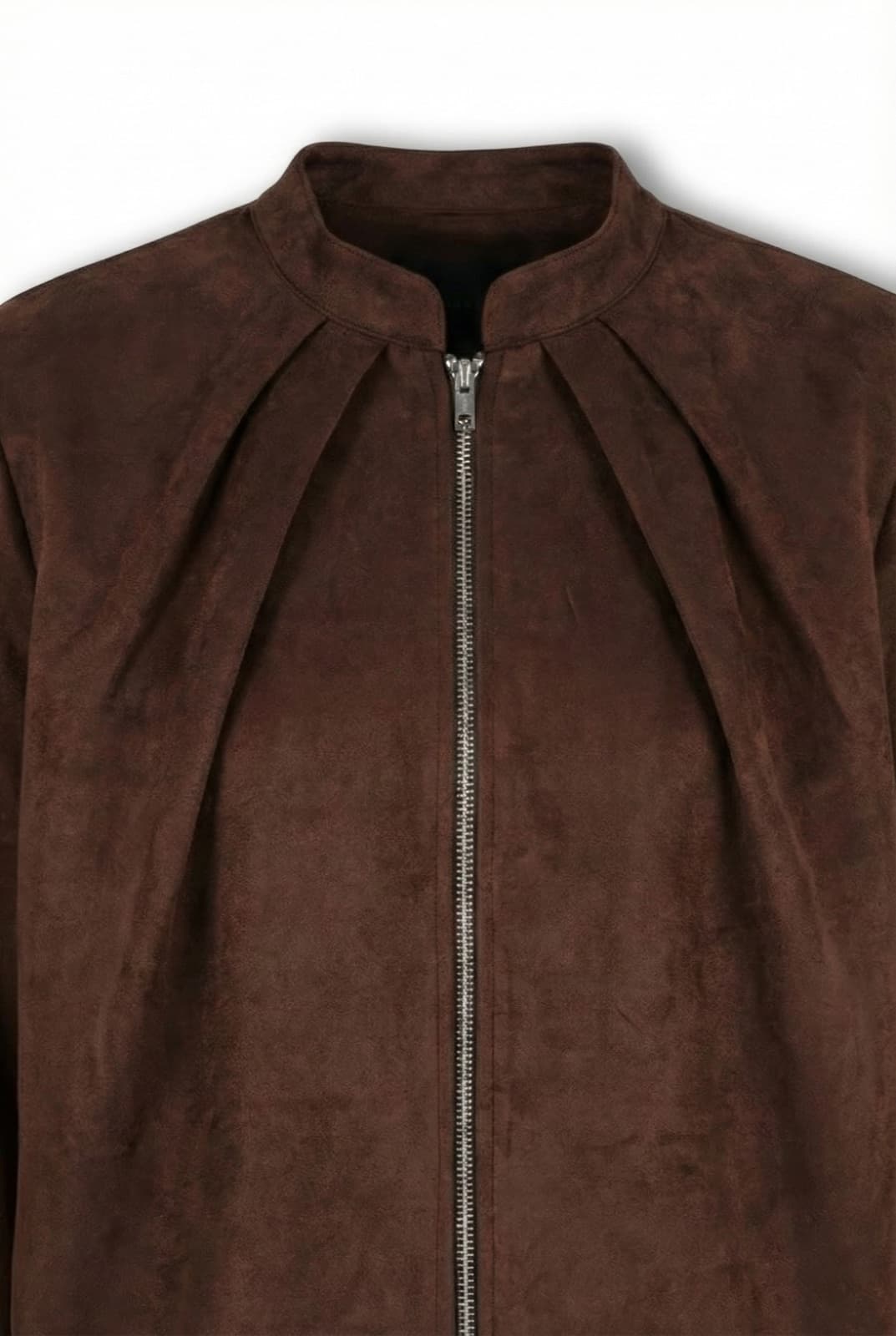 Chaqueta Molina - Chocolate con pliegues - comprar online