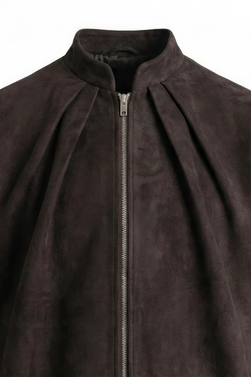 Chaqueta Molina - Negro con pliegues