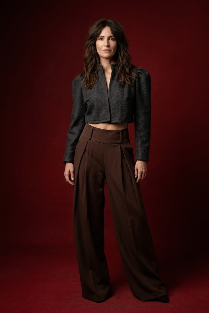 Chaqueta Spencer de Lana Prensada 3