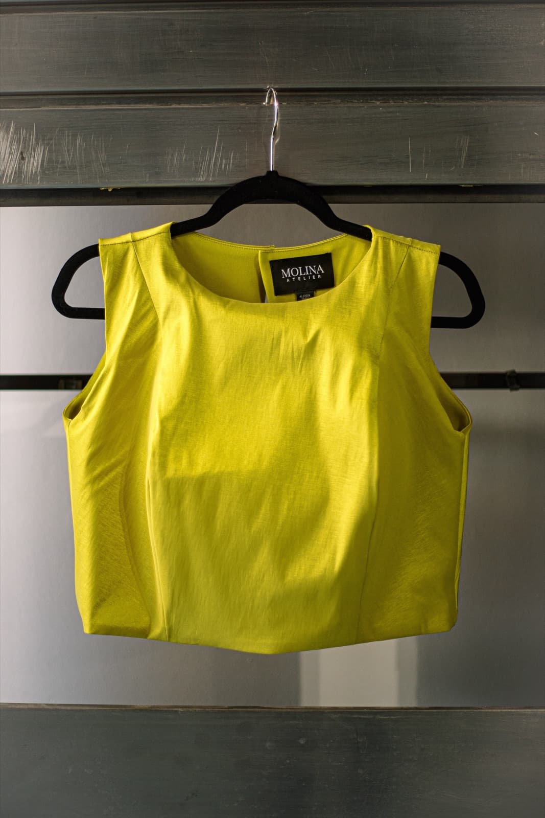 Croptop de tafetán lima en internet