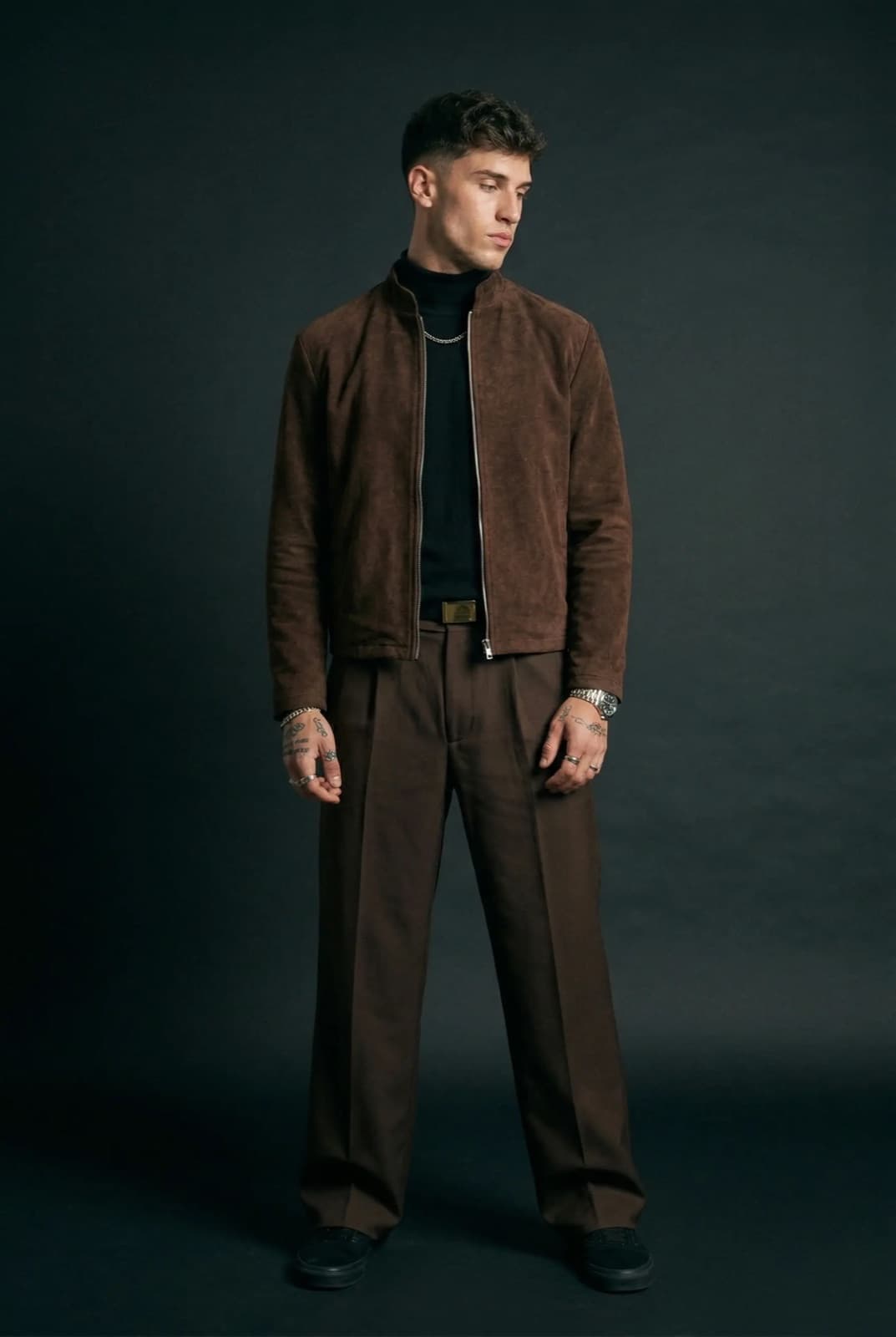 Chaqueta Molina -- Gamuza Sintética Chocolate - comprar online