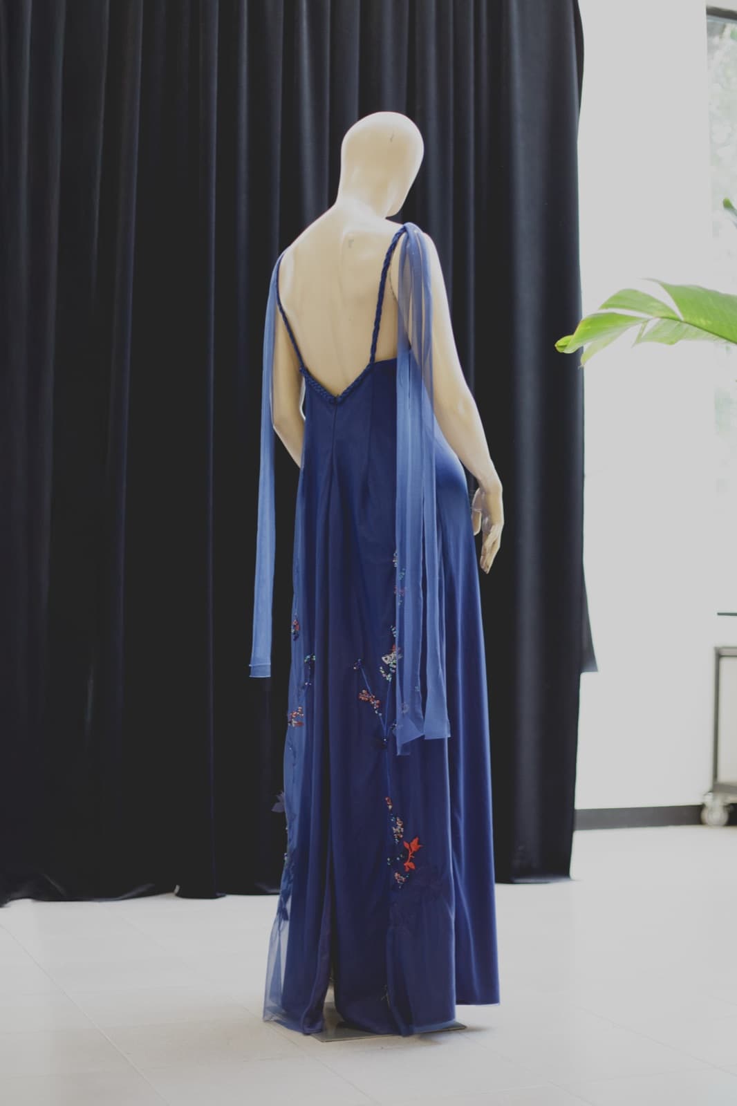 Nigh Blue Garden Dress - tienda online
