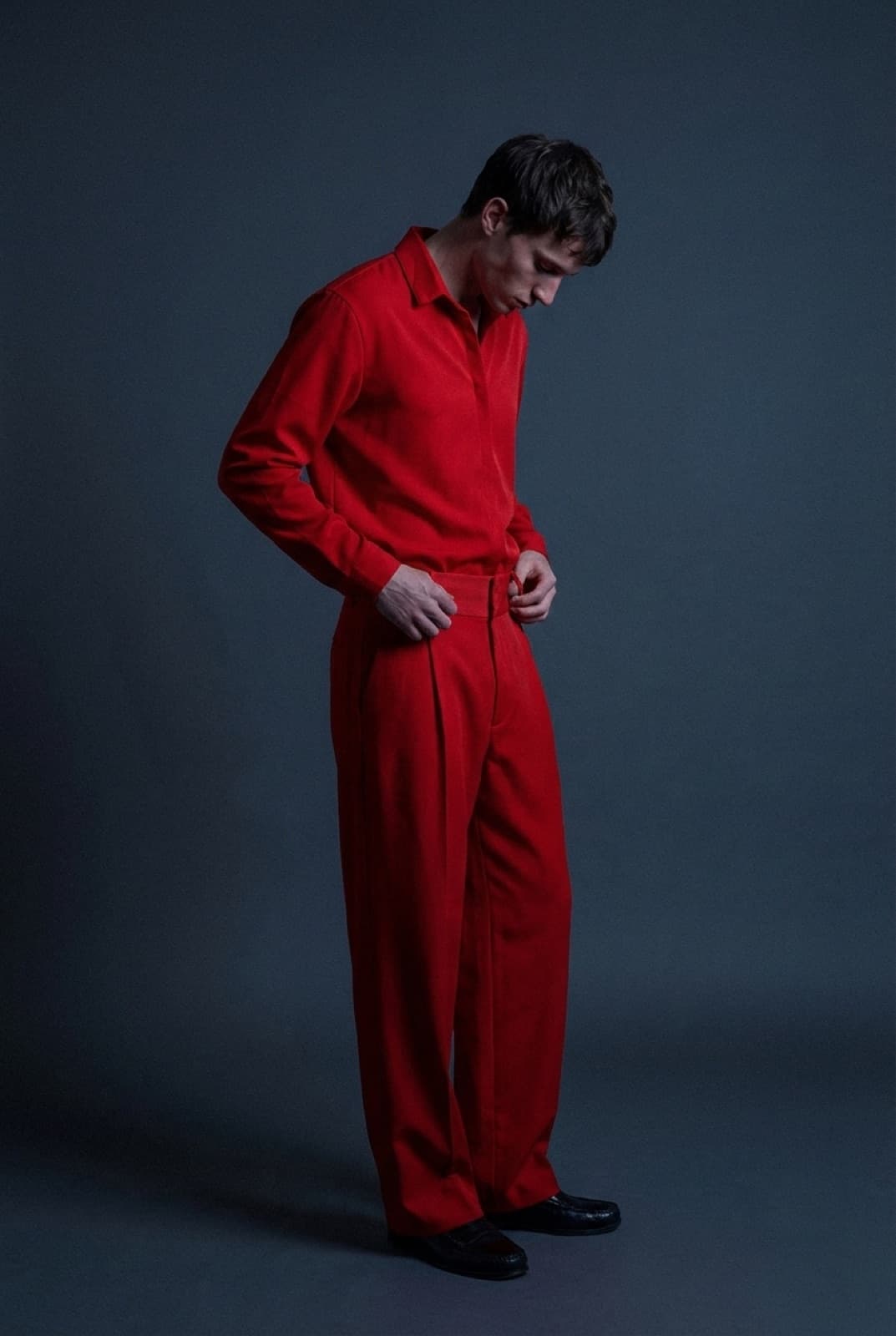 Pantalón Molina - Crepe Rojo - tienda online