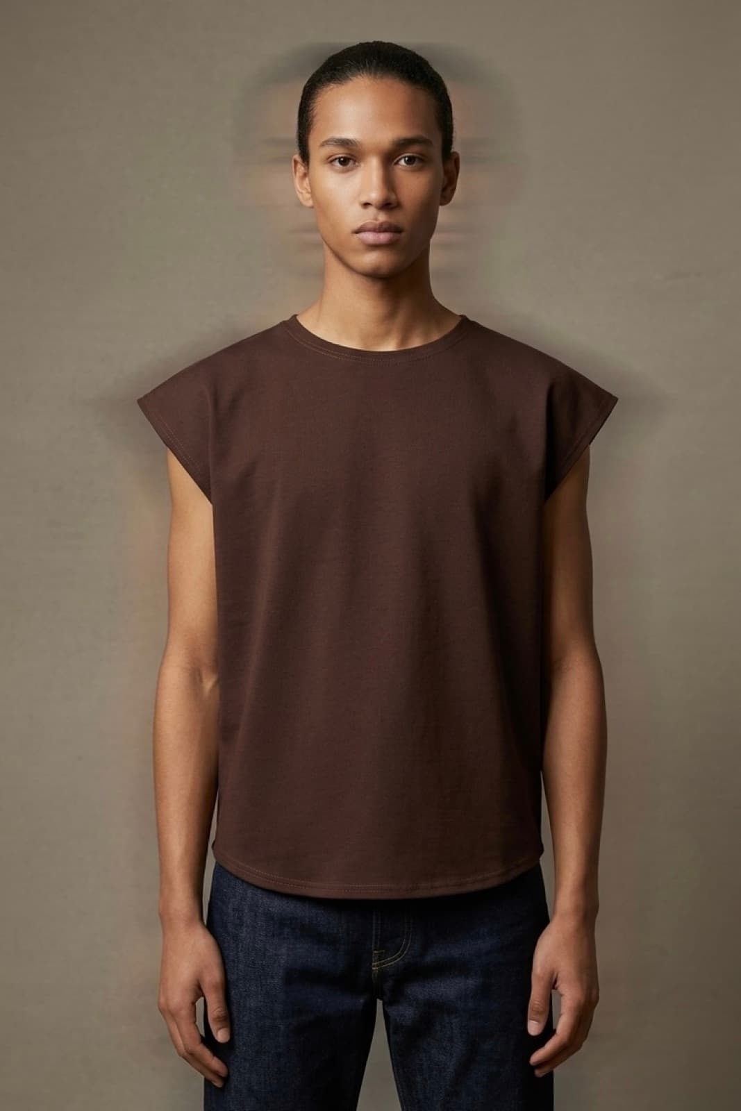 Remera Punto Roma Marrón
