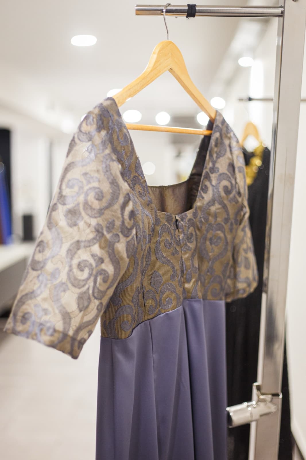 Square Silk Brocato Dress en internet