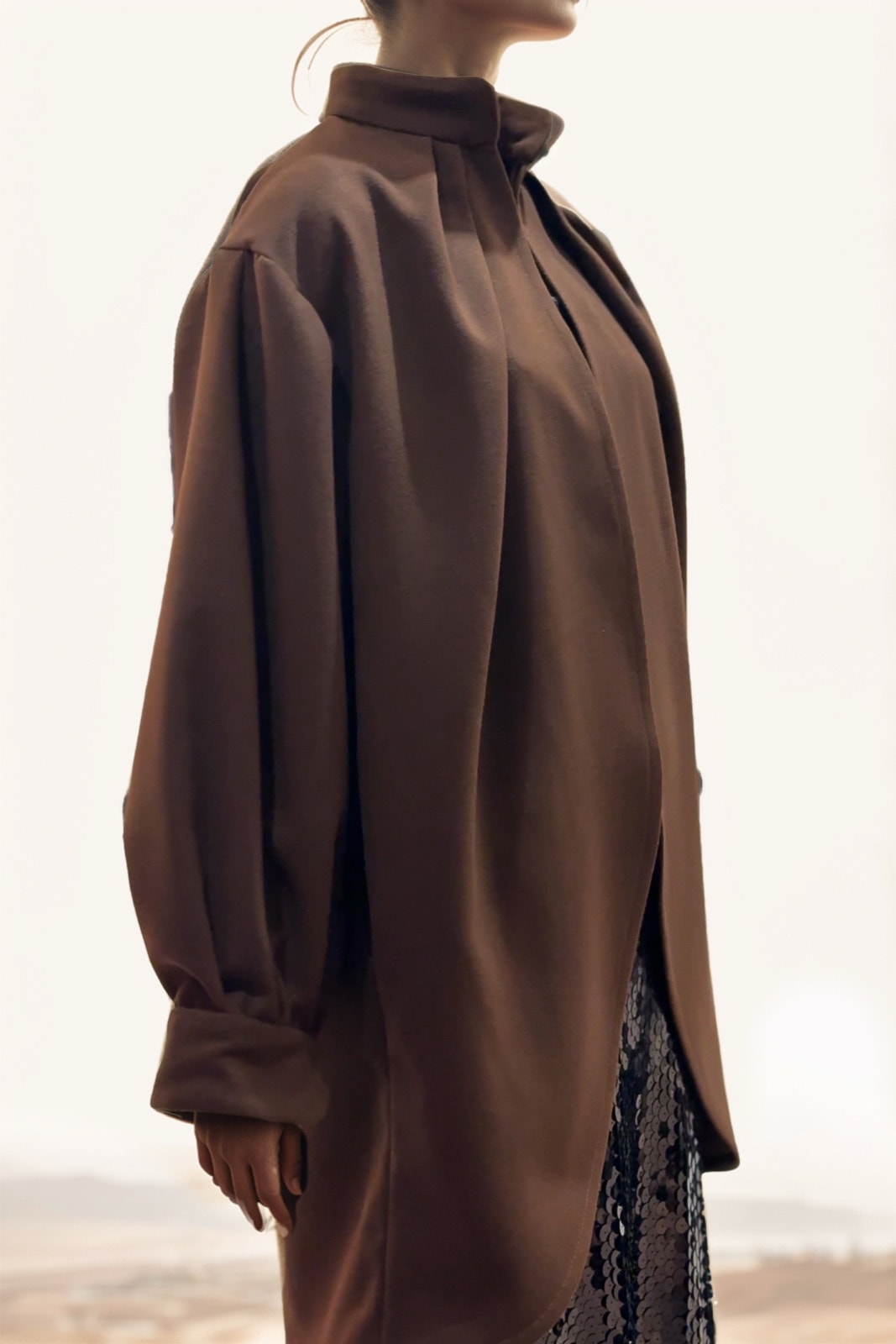 Chocolat Tulip Coat - comprar online