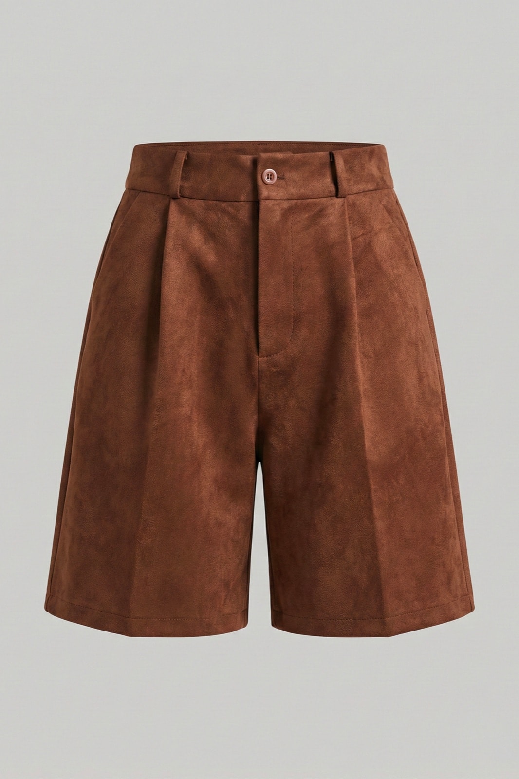 Bermuda sastrera ancha - Caramelo - comprar online