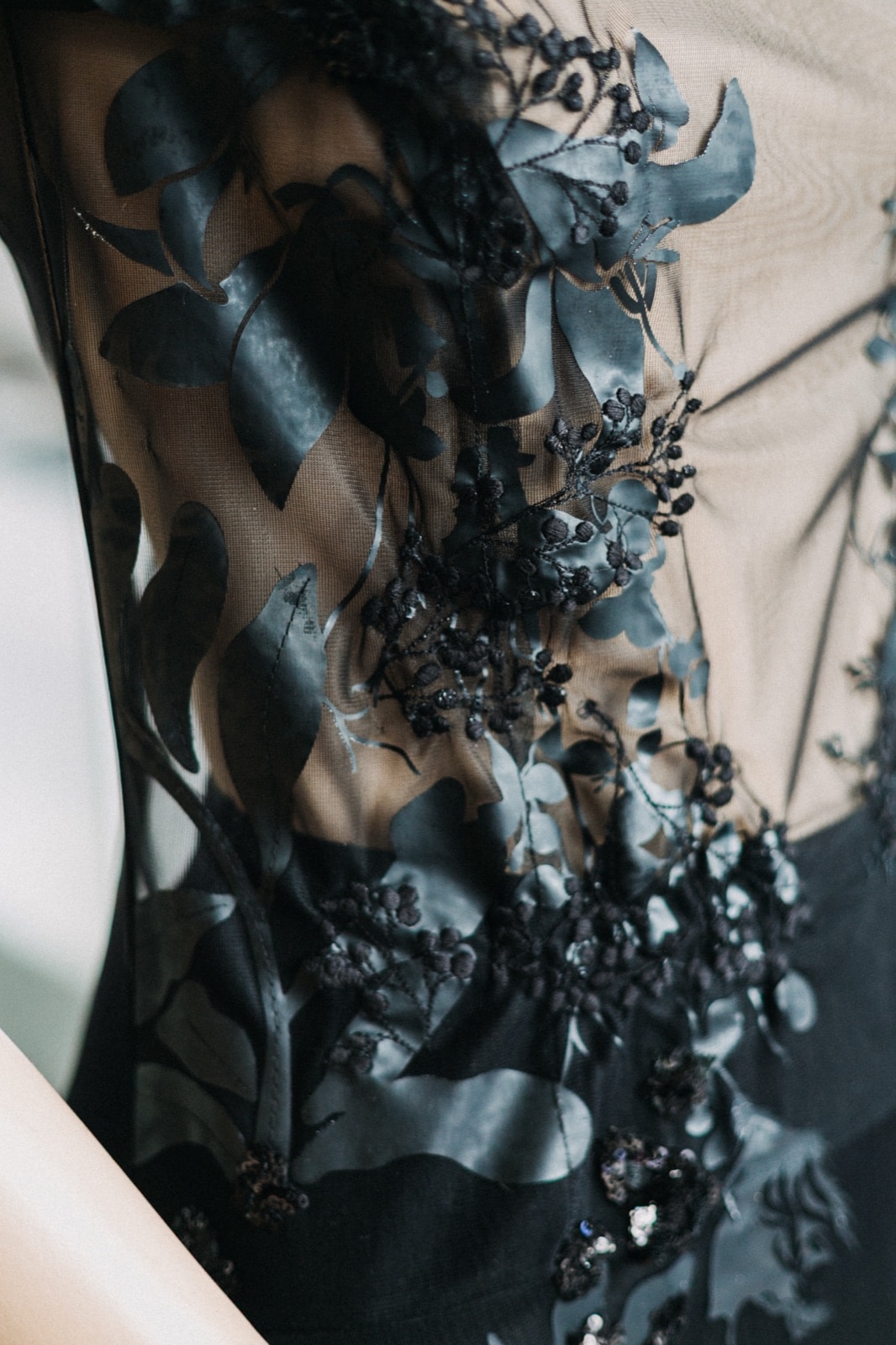 Black Velvet Garden Dress - tienda online
