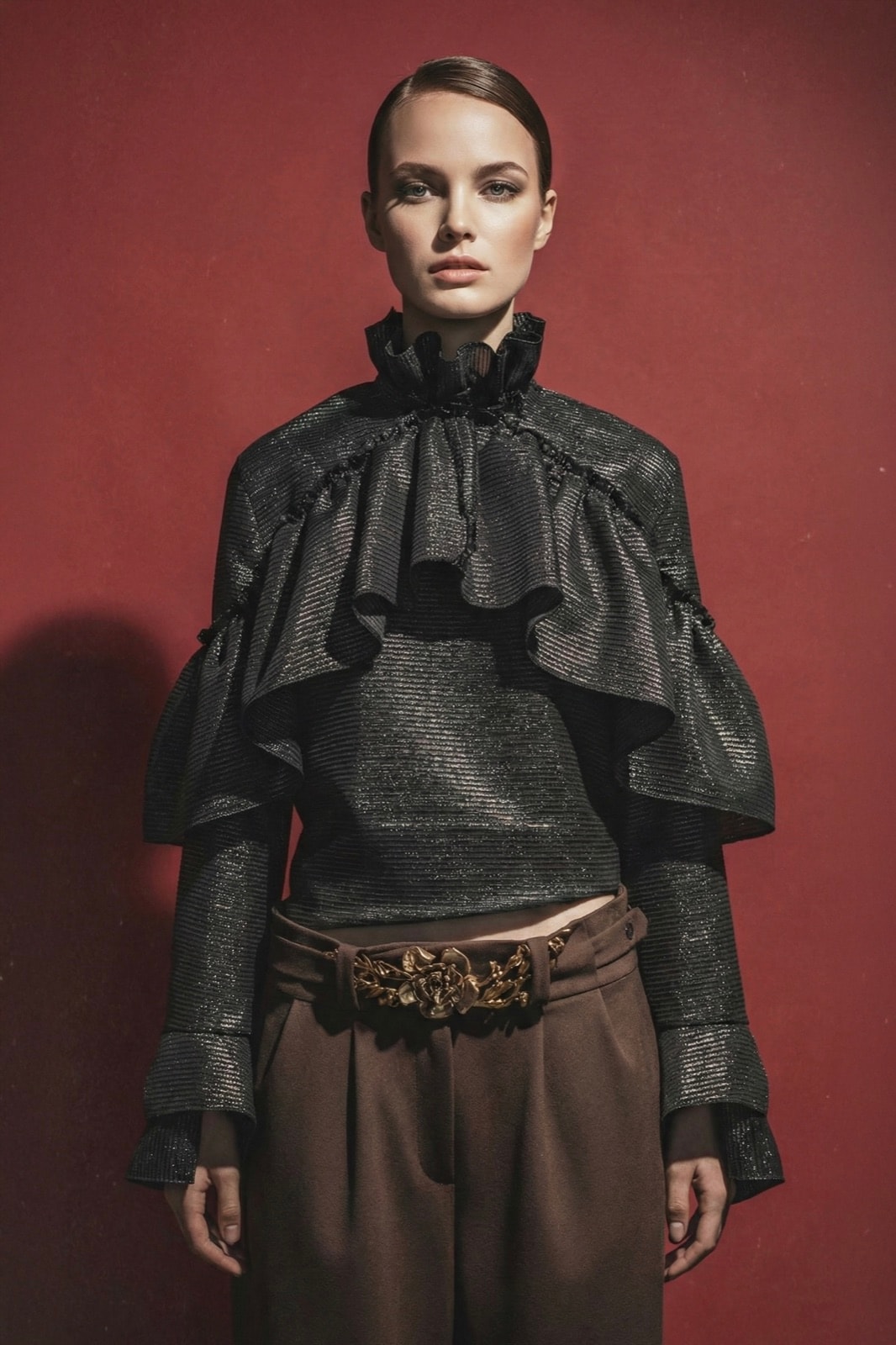 Blusa Olé! Negra Texturizada