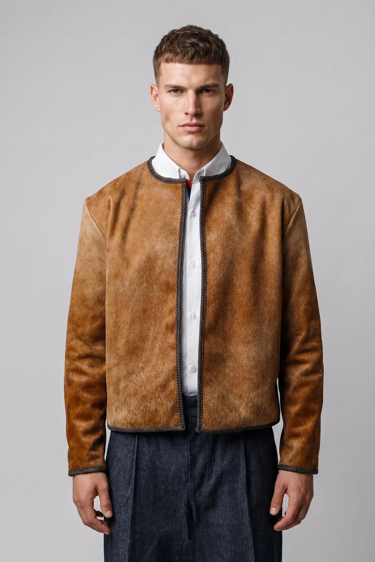 Chaqueta de Cuero Vacuno Argentino