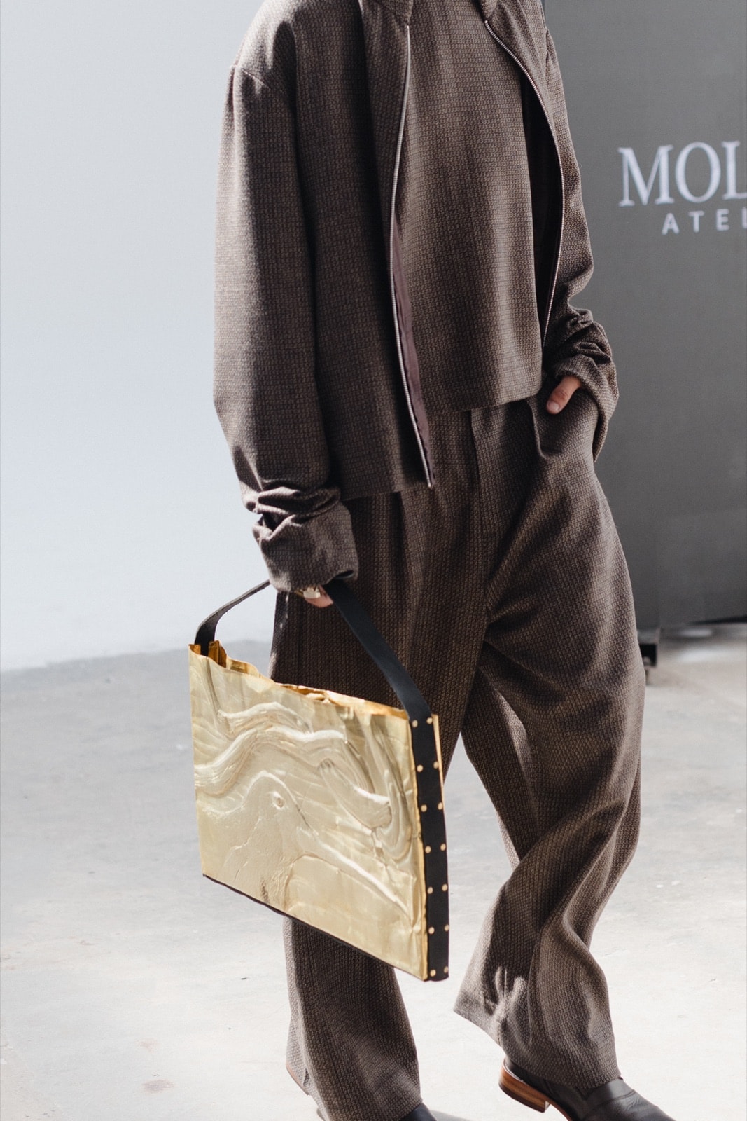 Chaqueta de Lana Ojo de Perdiz - Atelier Molina · Alta Costura & Sastrería de Autor · Buenos Aires