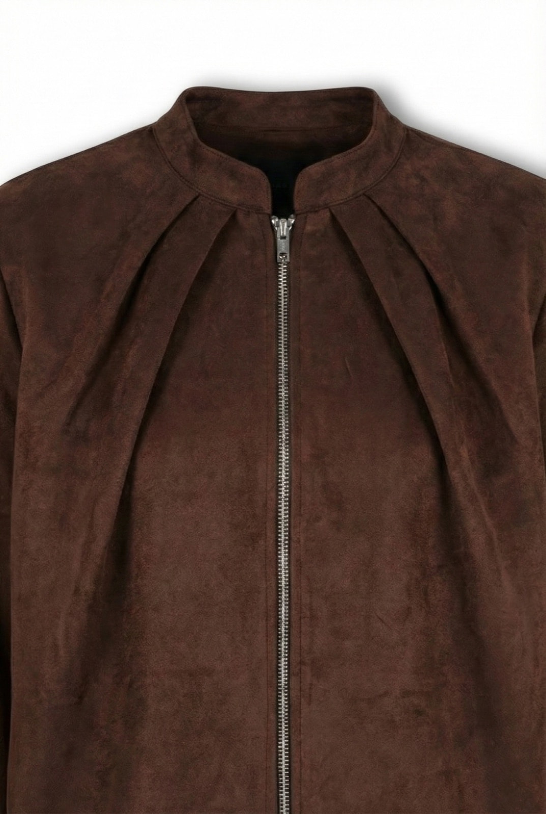 Chaqueta Molina - Chocolate con pliegues - comprar online