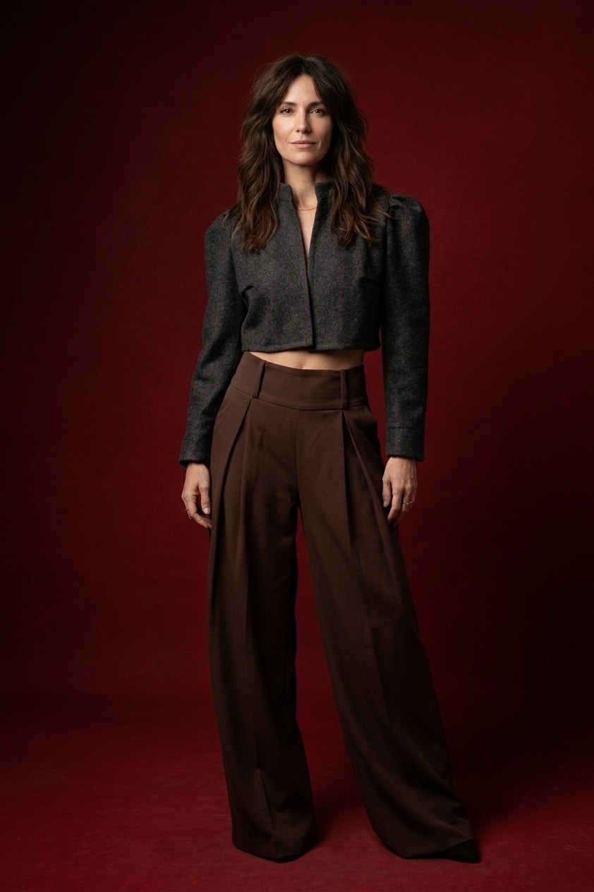 Chaqueta Spencer de Lana Prensada 3