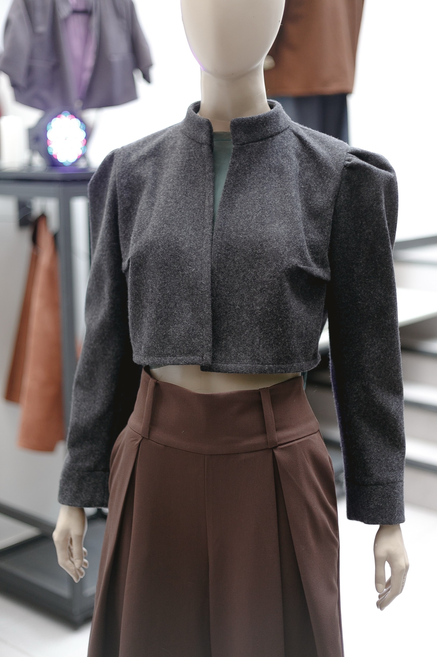 Chaqueta Spencer de Lana Prensada 6