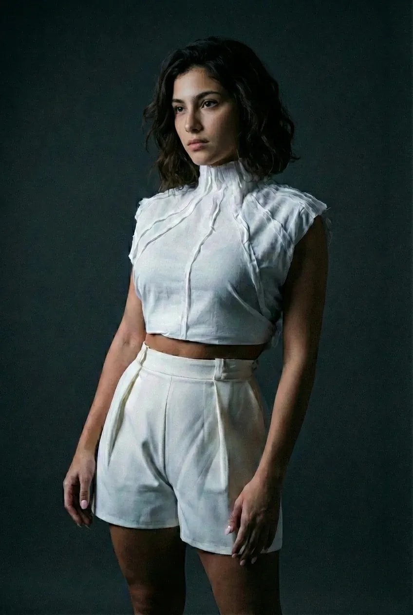 Croptop Radial Sin Mangas