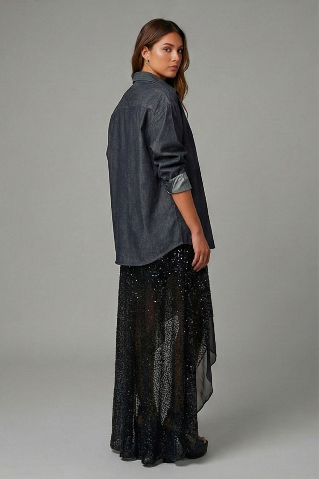 Denim Shirt - Atelier Molina · Alta Costura & Sastrería de Autor · Buenos Aires