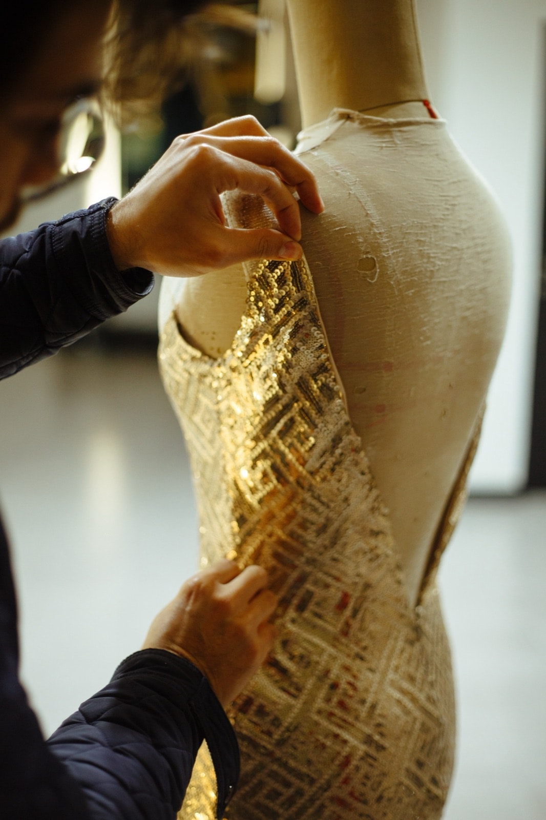 Golden Prism - Dress - Atelier Molina · Alta Costura & Sastrería de Autor · Buenos Aires