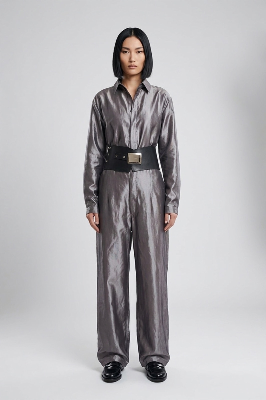 Jumpsuit de Tafetán Lila