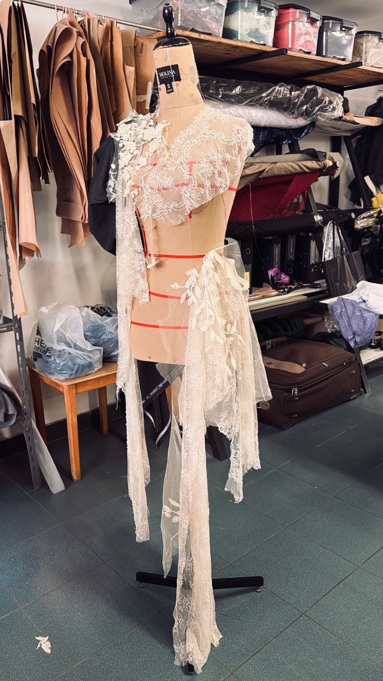 Moulage de texturas · Atelier Molina, Buenos Aires