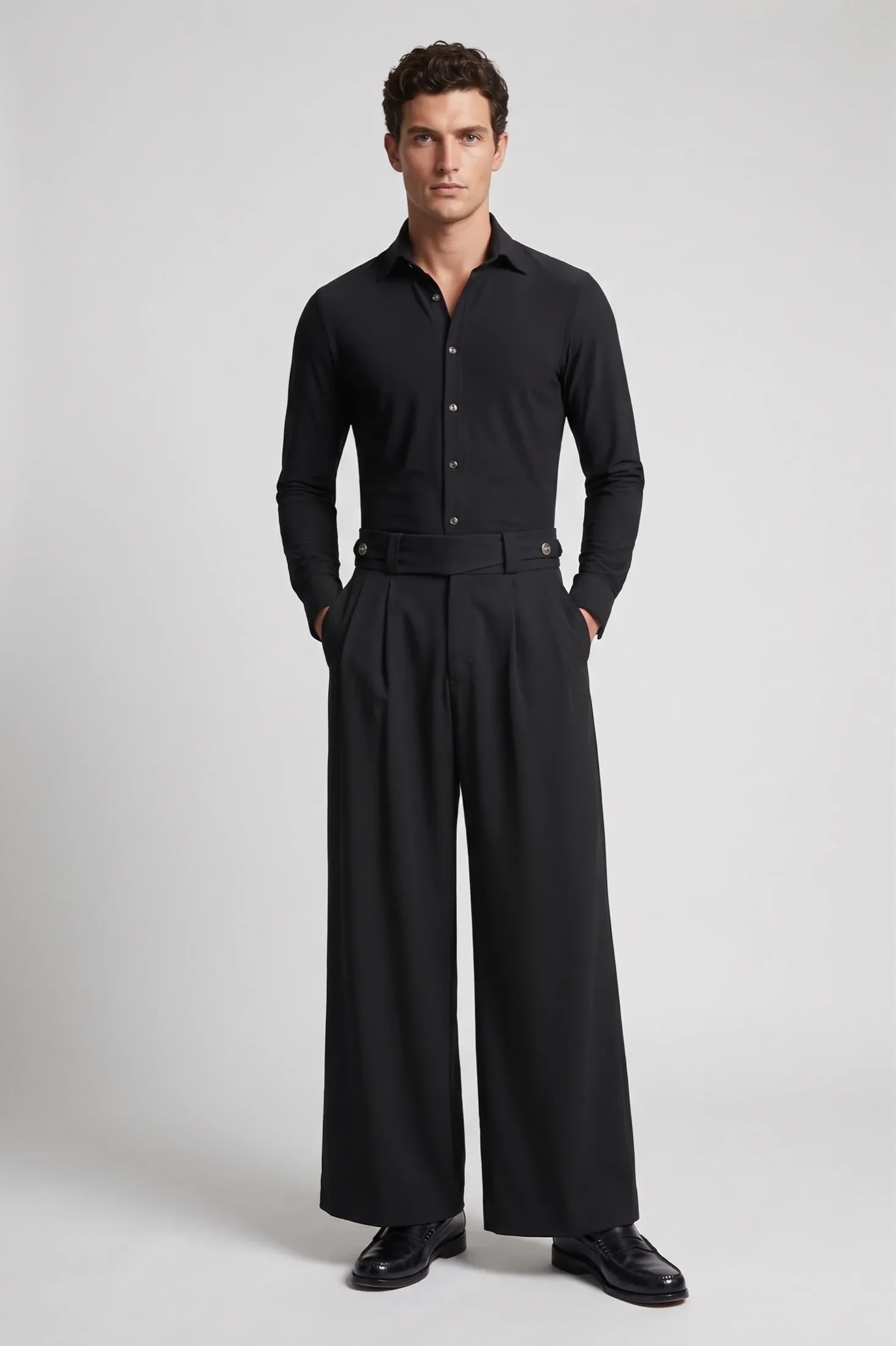 Pantalón Sastrero Campo - Negro