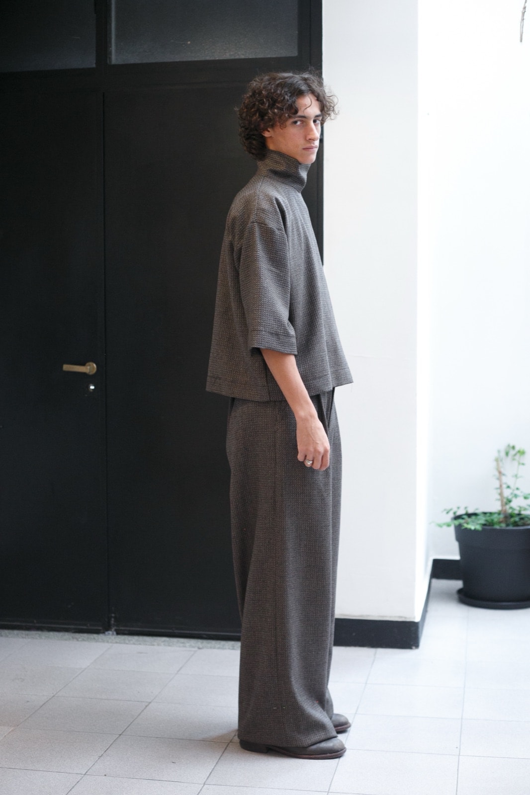 Pantalón Sastrero de Lana Ojo de Perdiz - Atelier Molina · Alta Costura & Sastrería de Autor · Buenos Aires