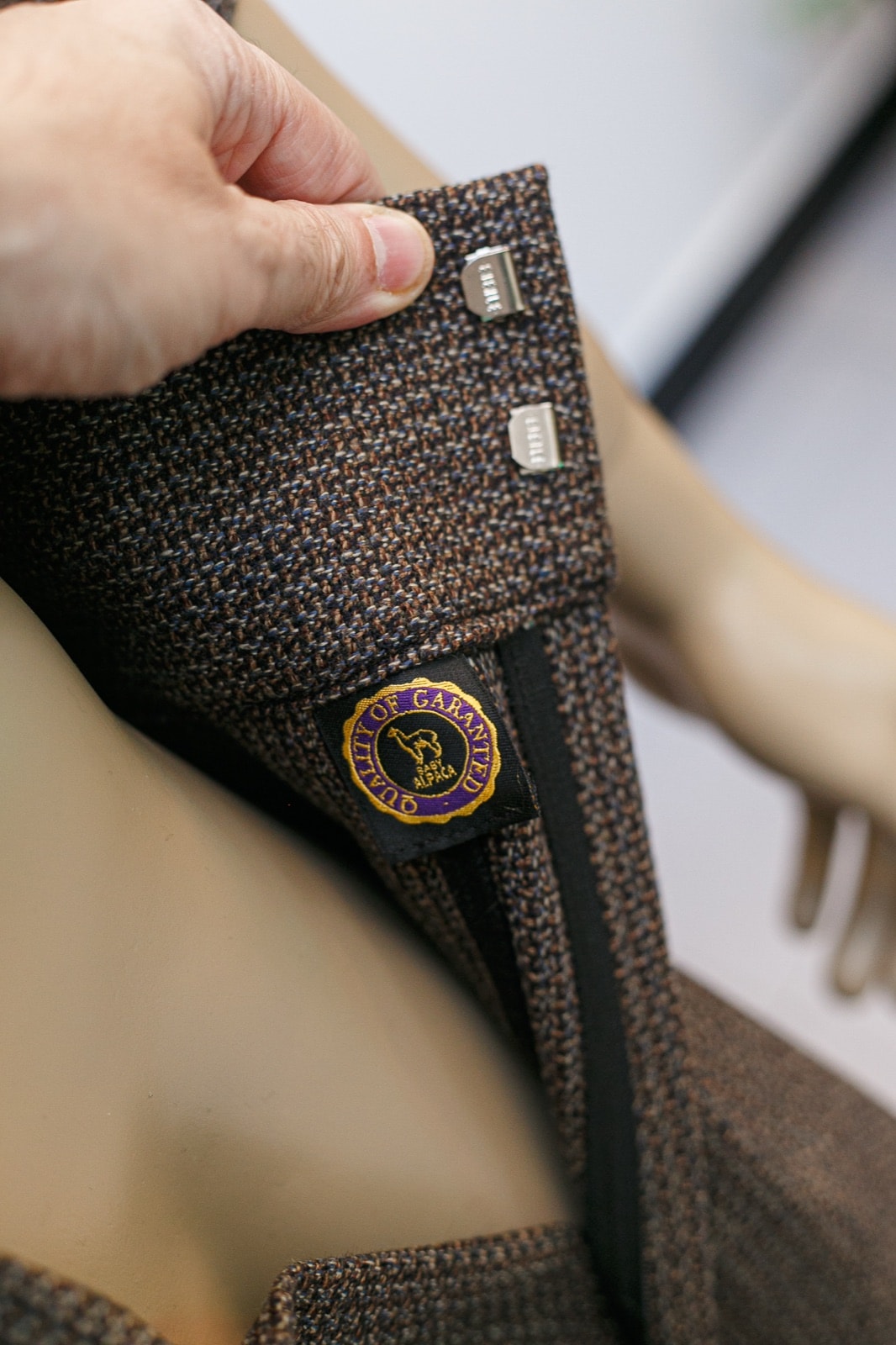 Imagen de Pantalón Sastrero de Lana Ojo de Perdiz