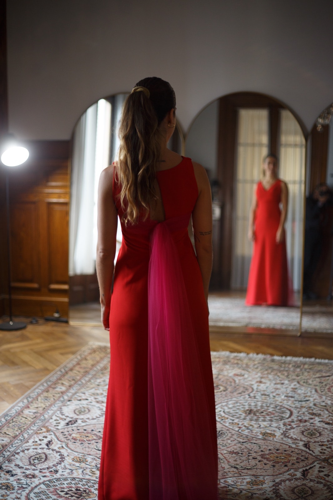 Red & Pink Dress - comprar online