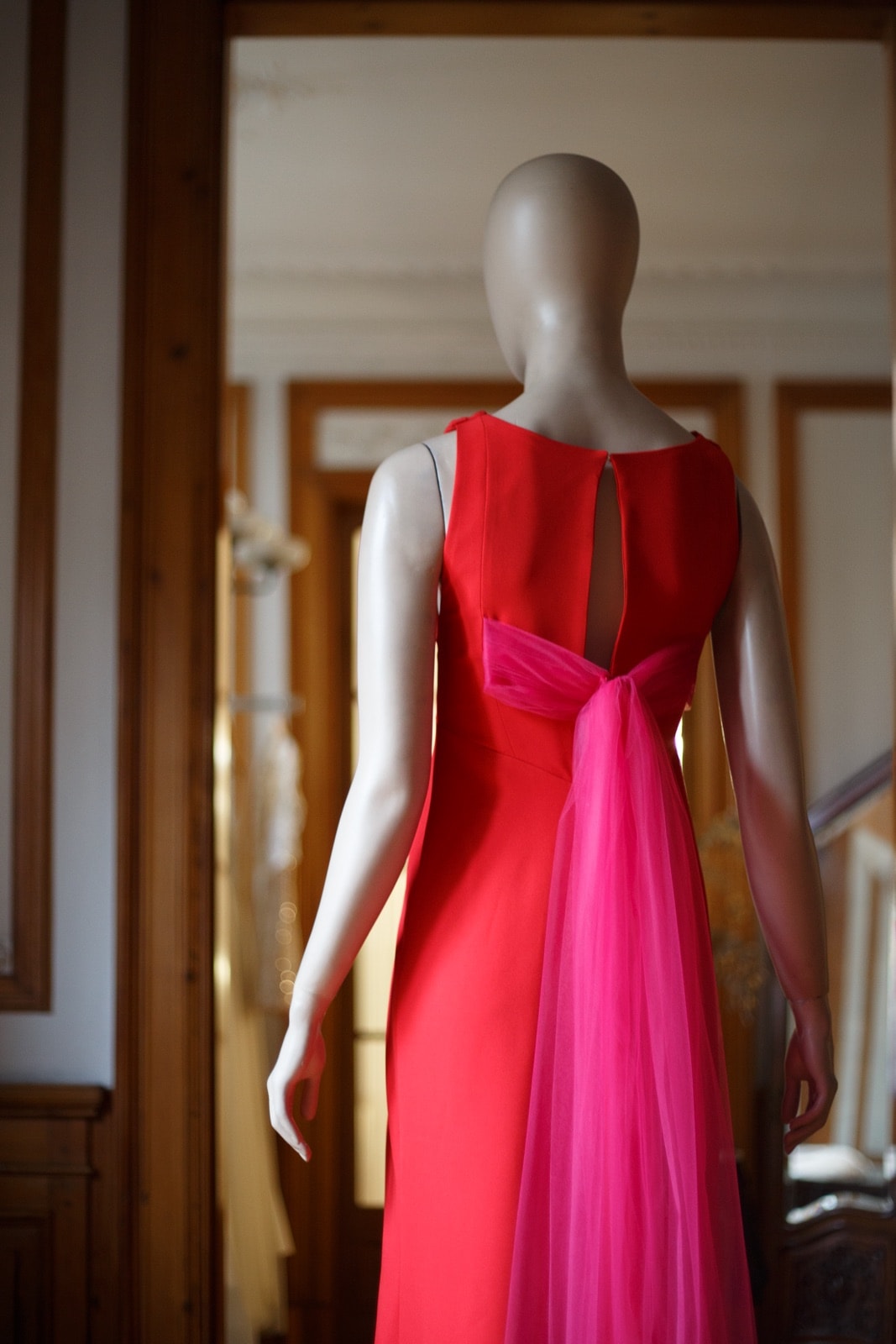 Red & Pink Dress - Atelier Molina · Alta Costura & Sastrería de Autor · Buenos Aires