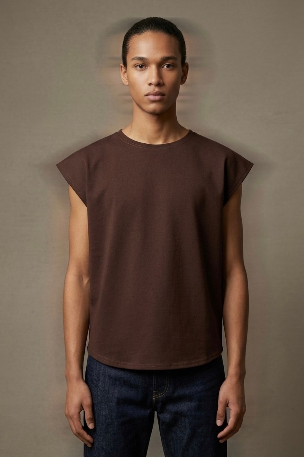 Remera Punto Roma Marrón