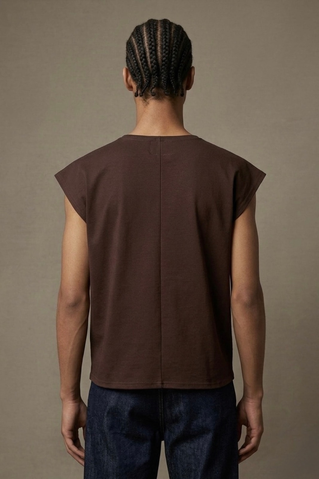 Remera Punto Roma Marrón en internet