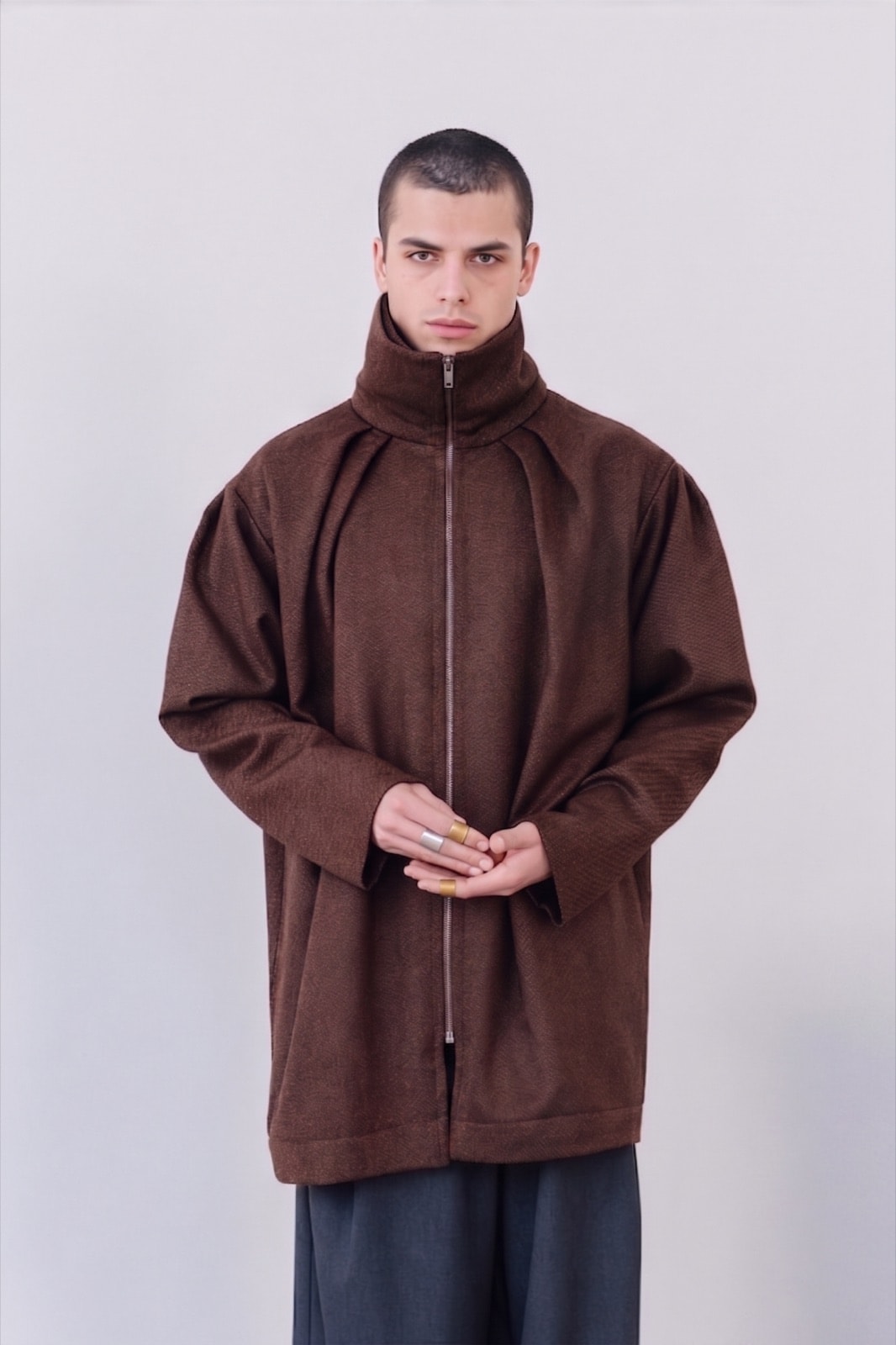 Saco Cuello Alto Chocolate - comprar online