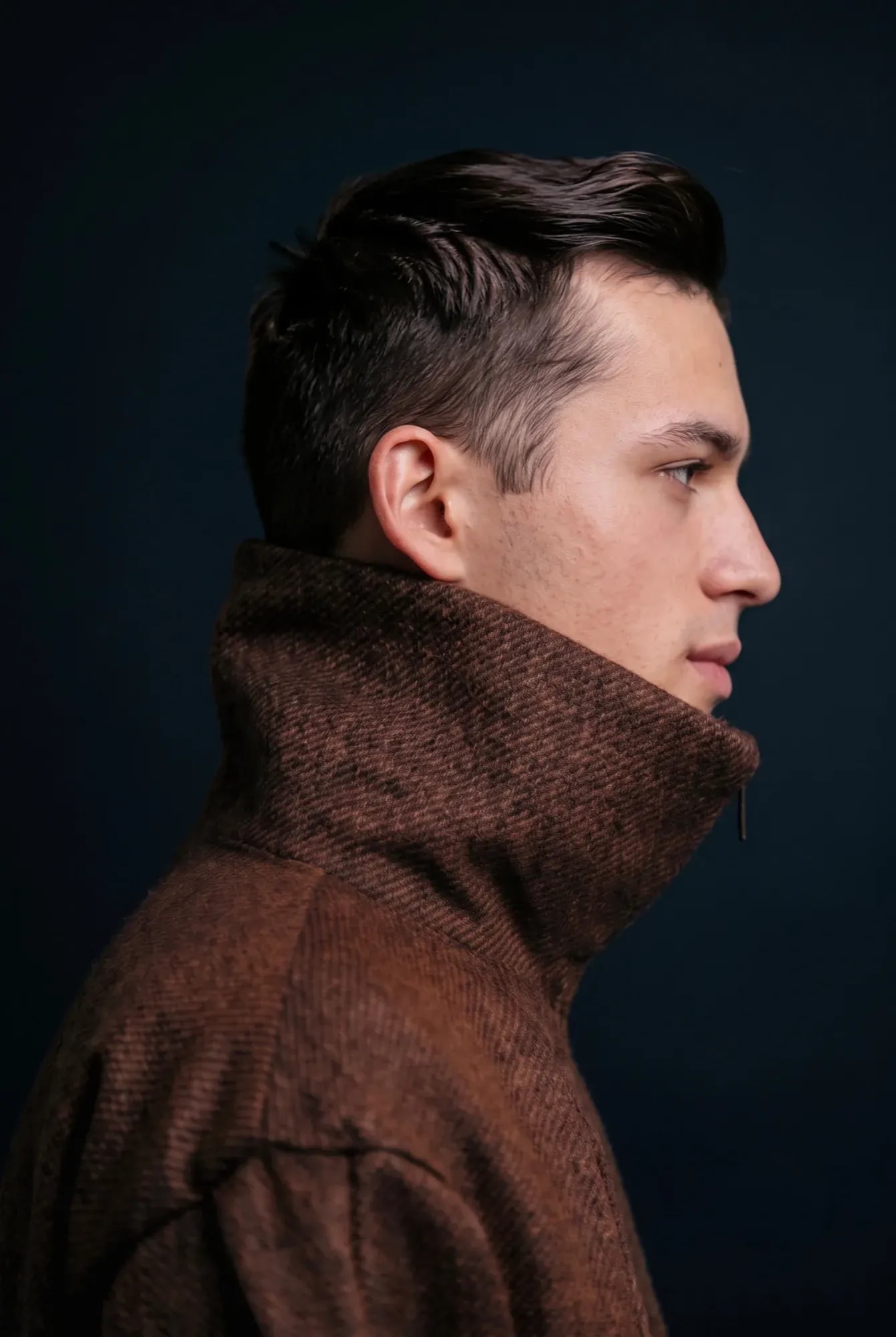 Saco Cuello Alto Chocolate 1
