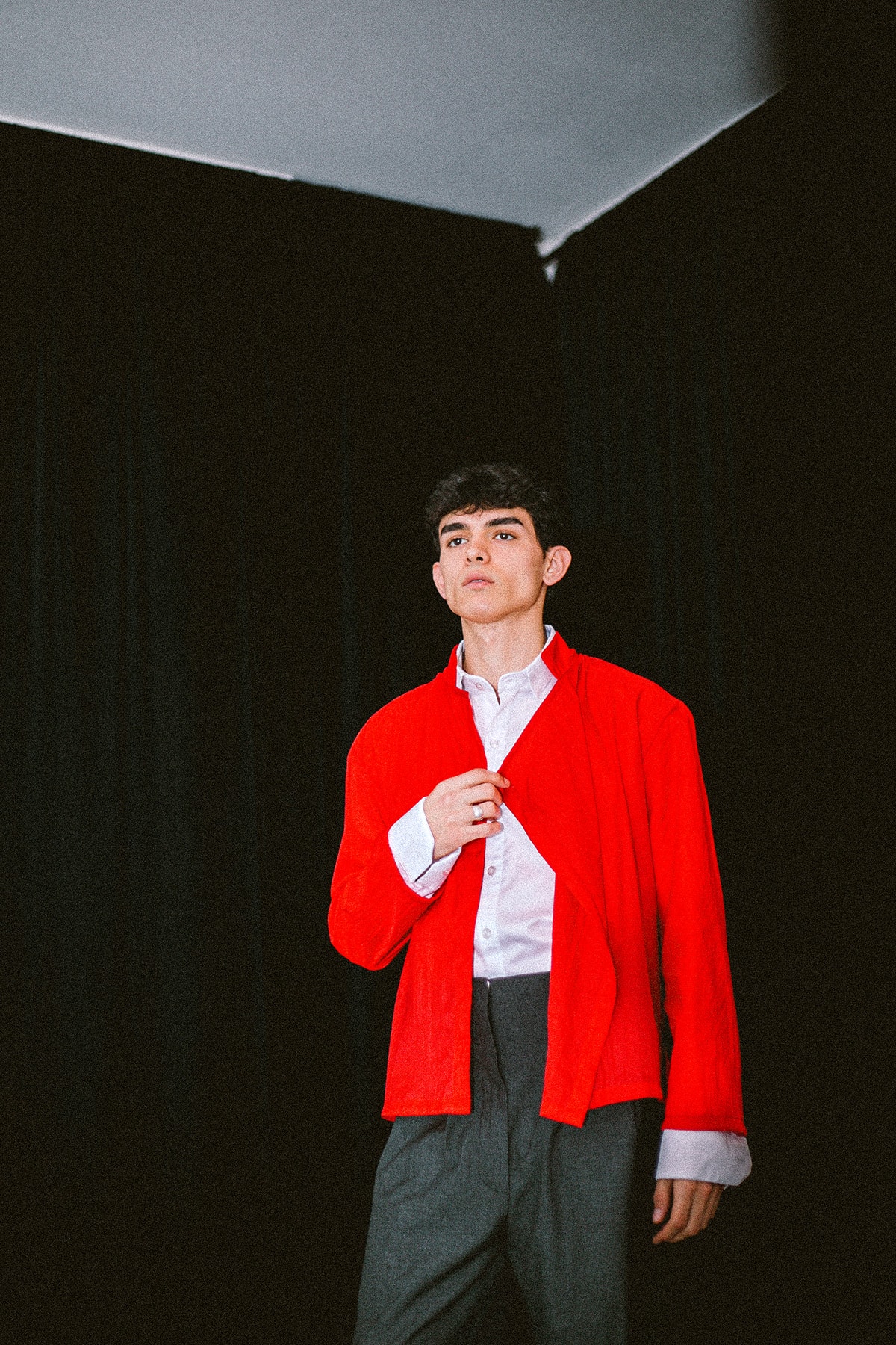 Chaqueta de siré rojo 2