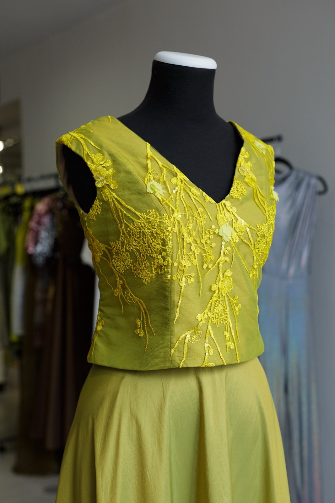 Top Lima 3D Garden Croptop en internet