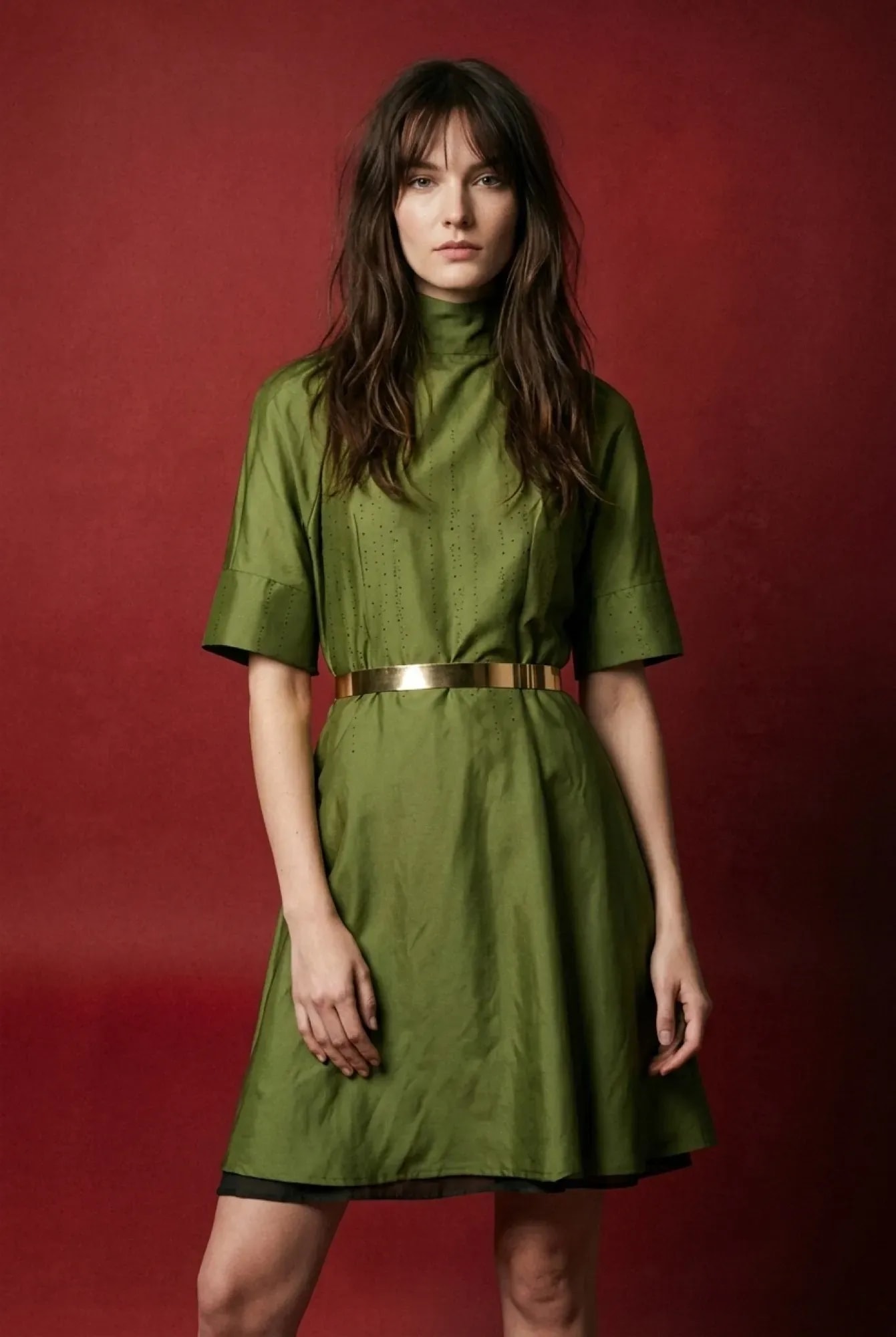 Green Painter Dress