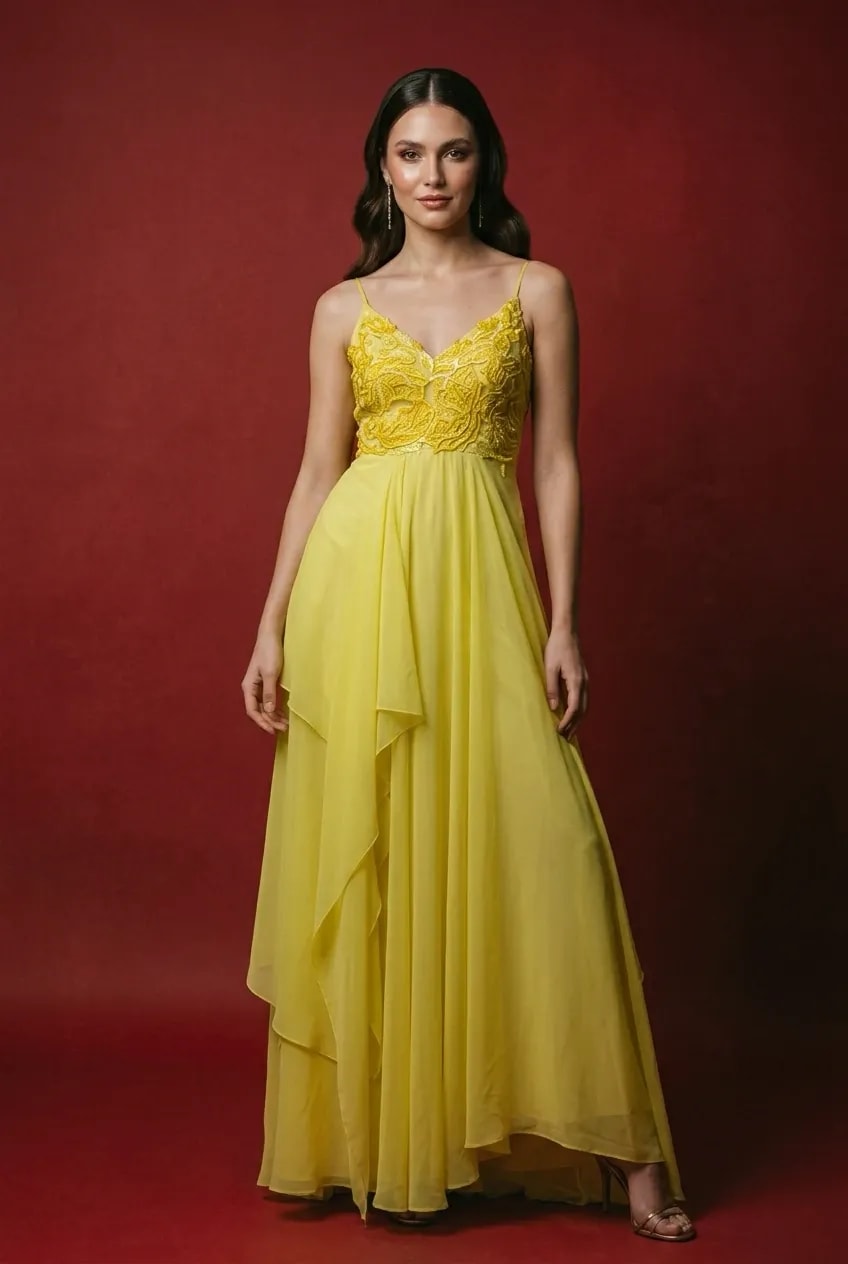 Yellow Garden Dress