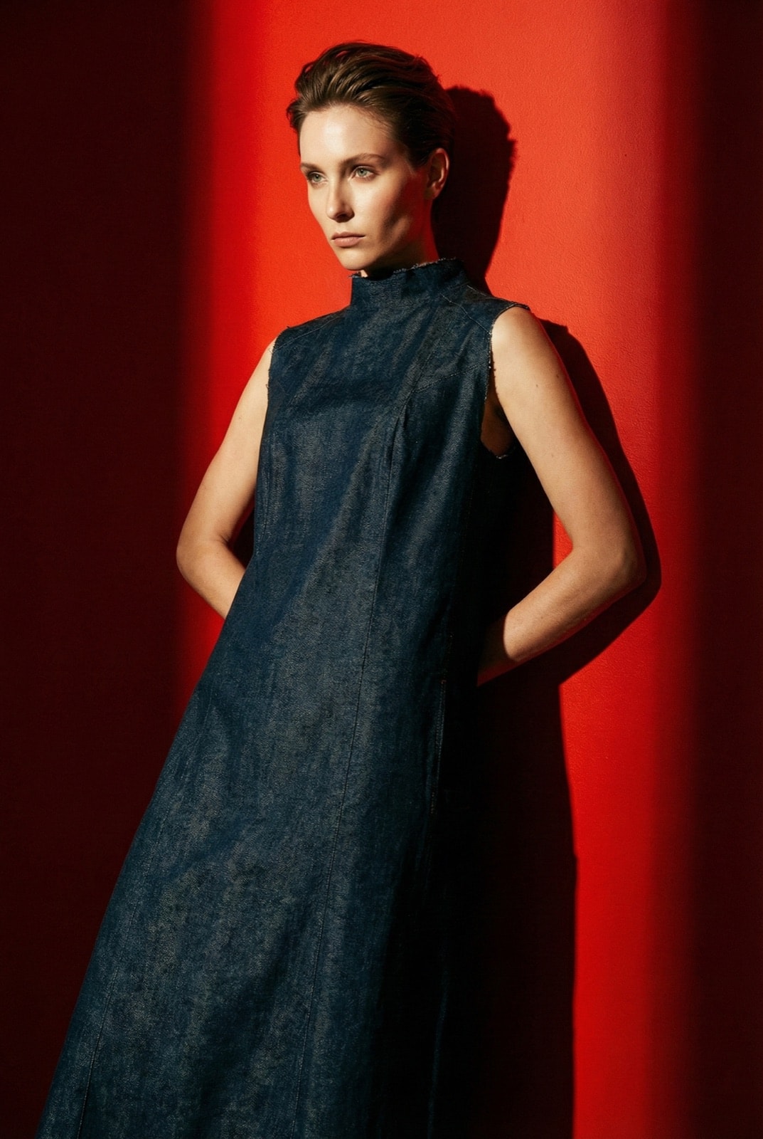 Vestido Rosi Denim Largo