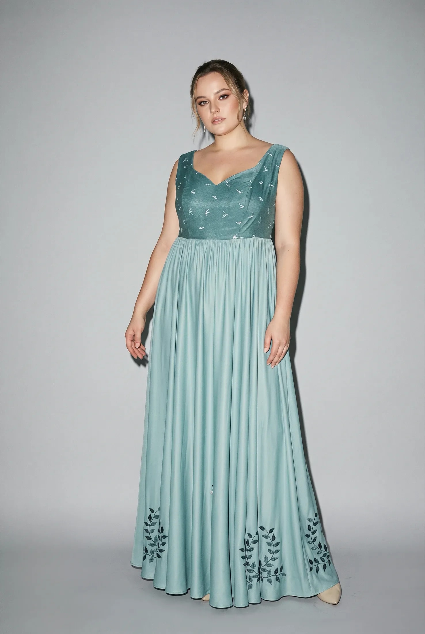 Vestido verde Tiffany 1