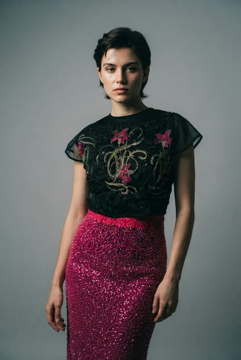 Garden Night Croptop