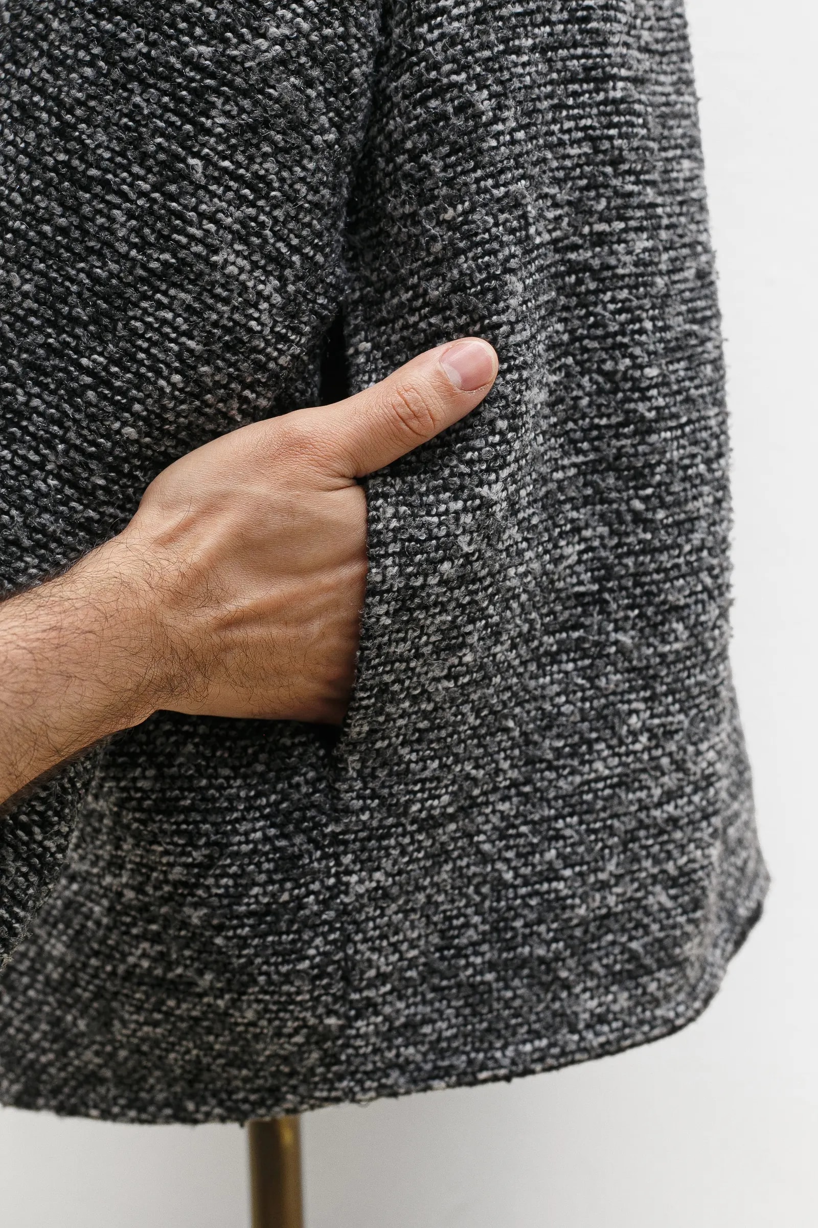 Bolsillo de la Molina Jacket de bouclé