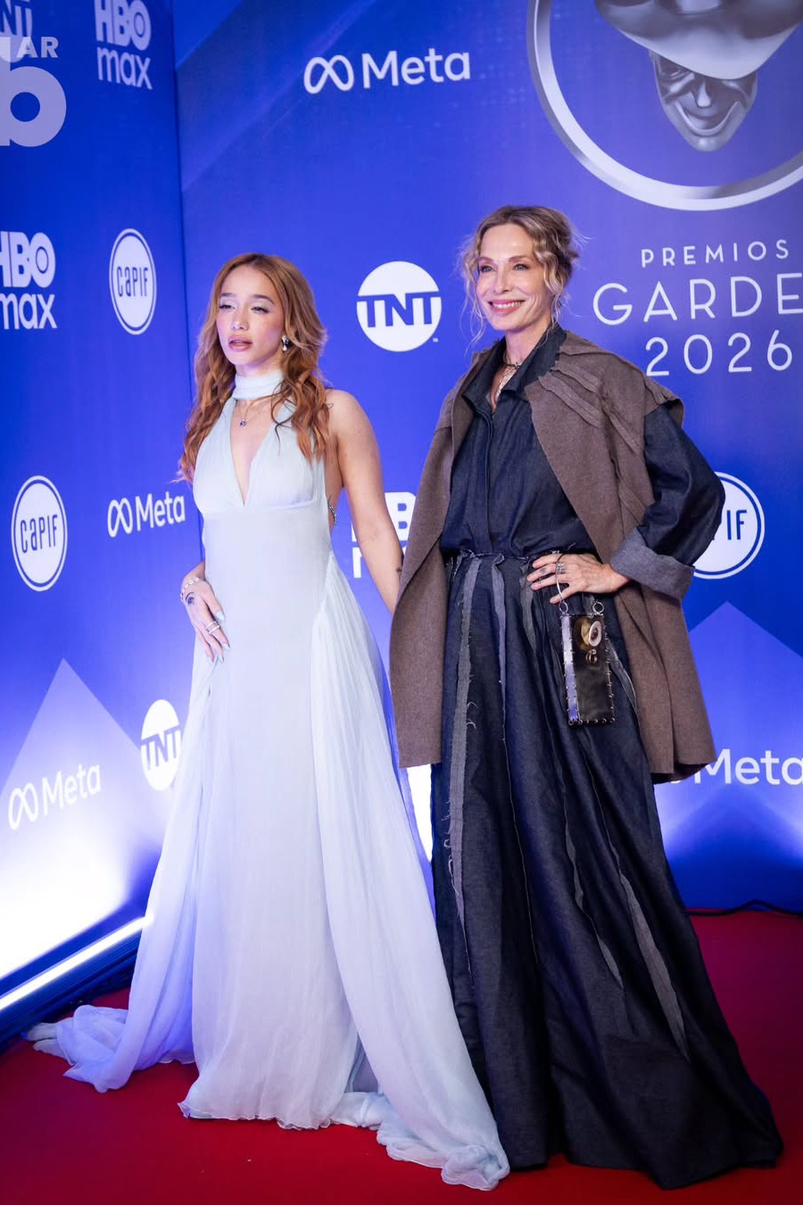 Gloria Carrá at the Premios Gardel 2026 wearing Atelier Molina